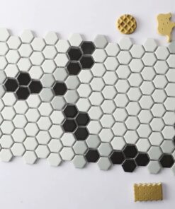 Small Hexagonal Porcelain Mosaic Tile